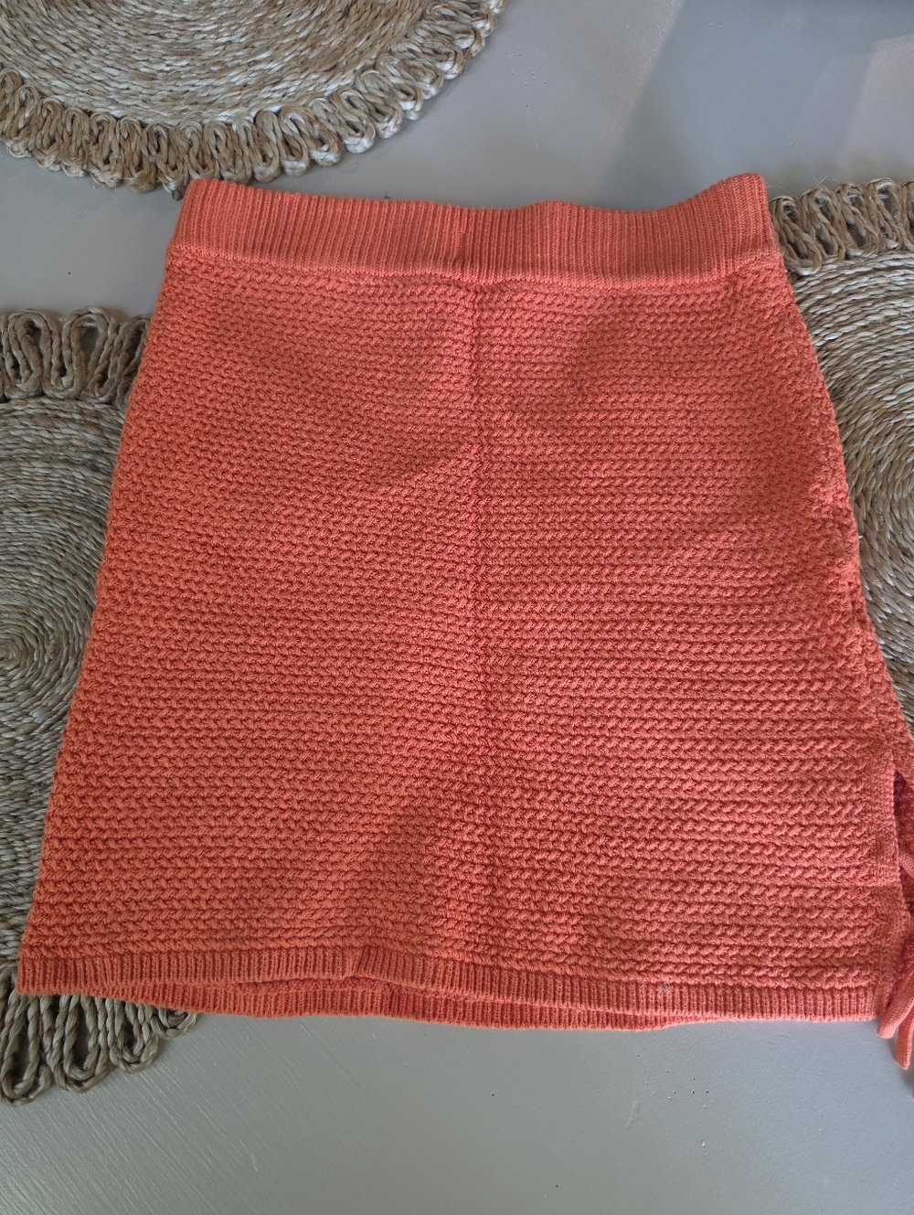 Free People Beach Orange Skirt